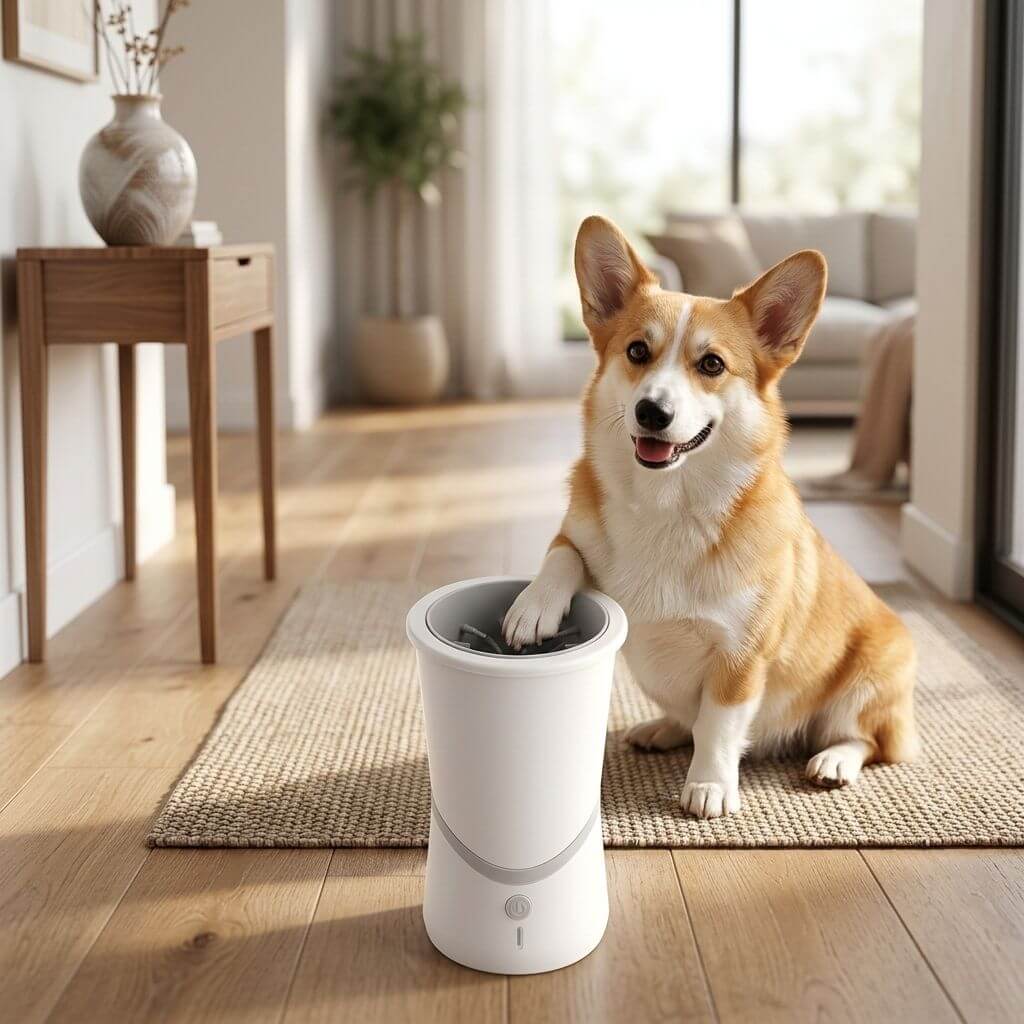 PawSpin Electric Dog Paw Cleaner