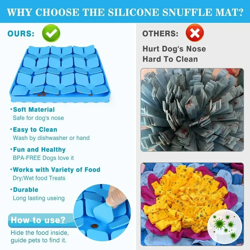 Non-Slip Interactive Dog Feeding Mat