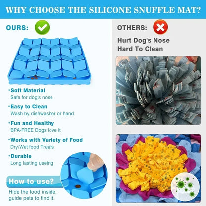 Non-Slip Interactive Dog Feeding Mat