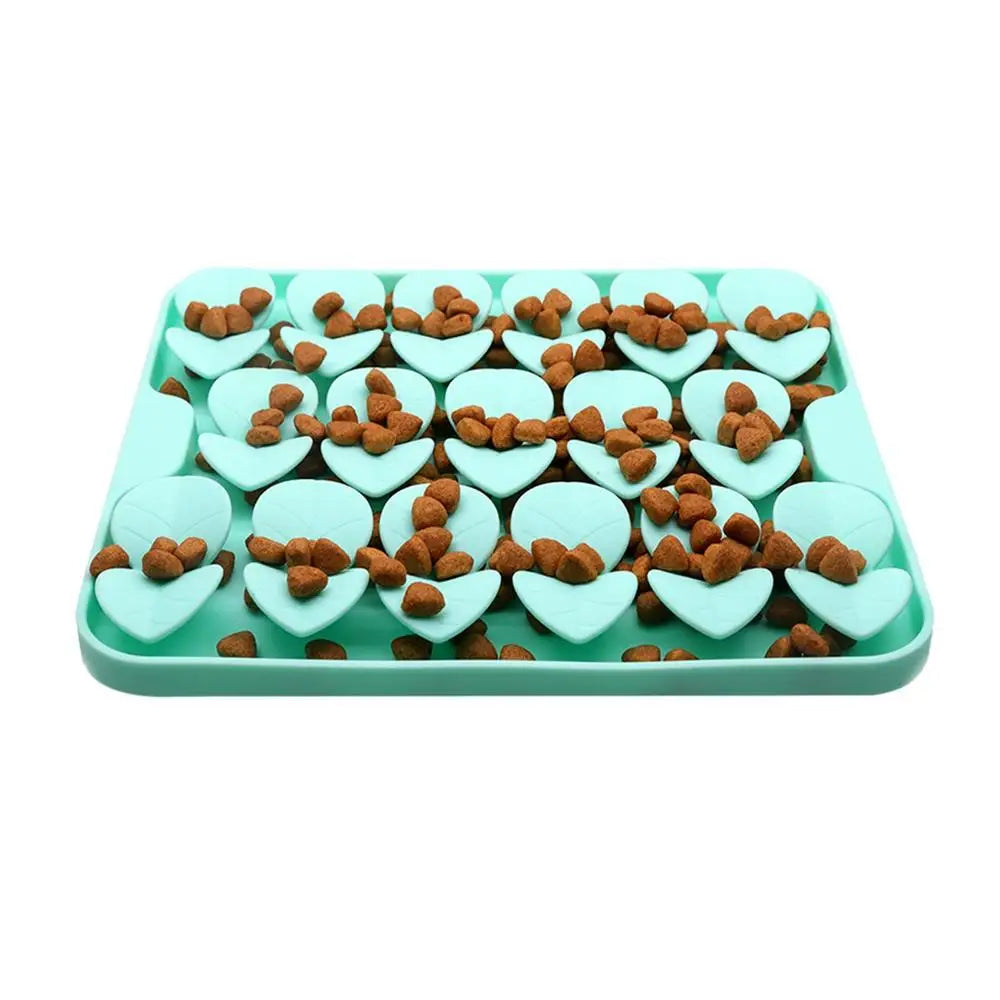Interactive Dog Feeding Mat with Suction Cups