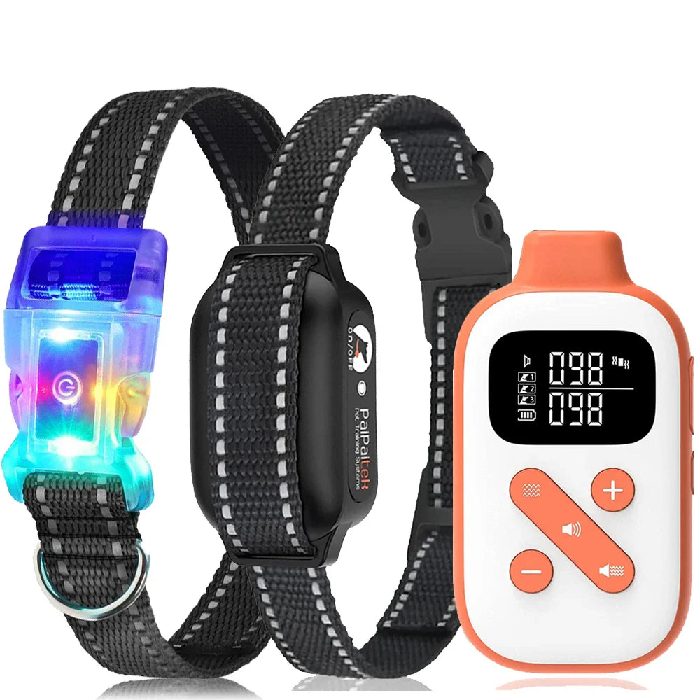 Rechargeable Anti Bark Dog Collar & Remote Controller