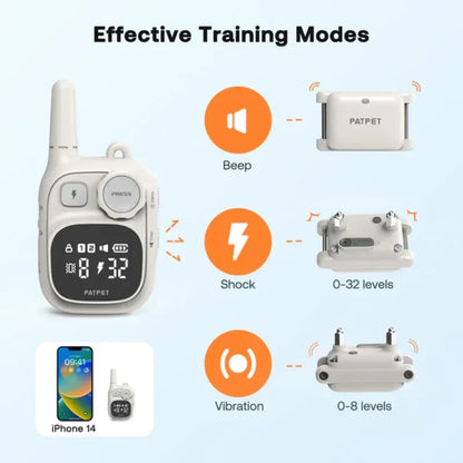 Small Dog Training Collar with Long Battery Life