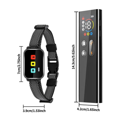 Long Range Dog Training Collar with Color LCD Remote