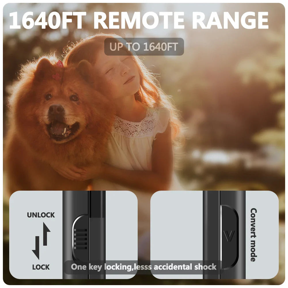 Effective 500m Pet Training Collar and Remote Controller