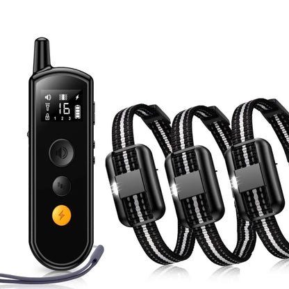 Long Range Dog Training Collar with LED Light & Remote