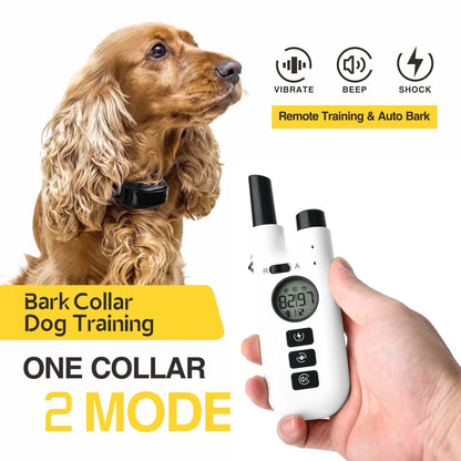 Long Range Dog Training Collar Waterproof Rechargeable
