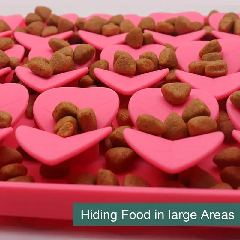 Interactive Dog Feeding Mat with Suction Cups