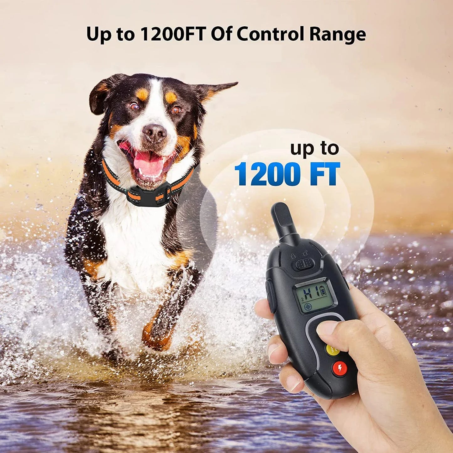 Waterproof Remote Control Dog Trainer Collar Rechargeable
