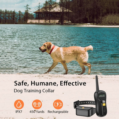 Long Range Rechargeable Dog Training Collar & Remote