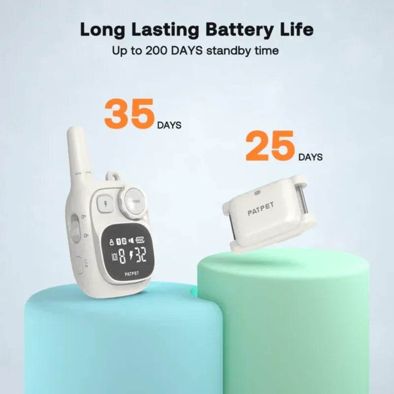 Small Dog Training Collar with Long Battery Life
