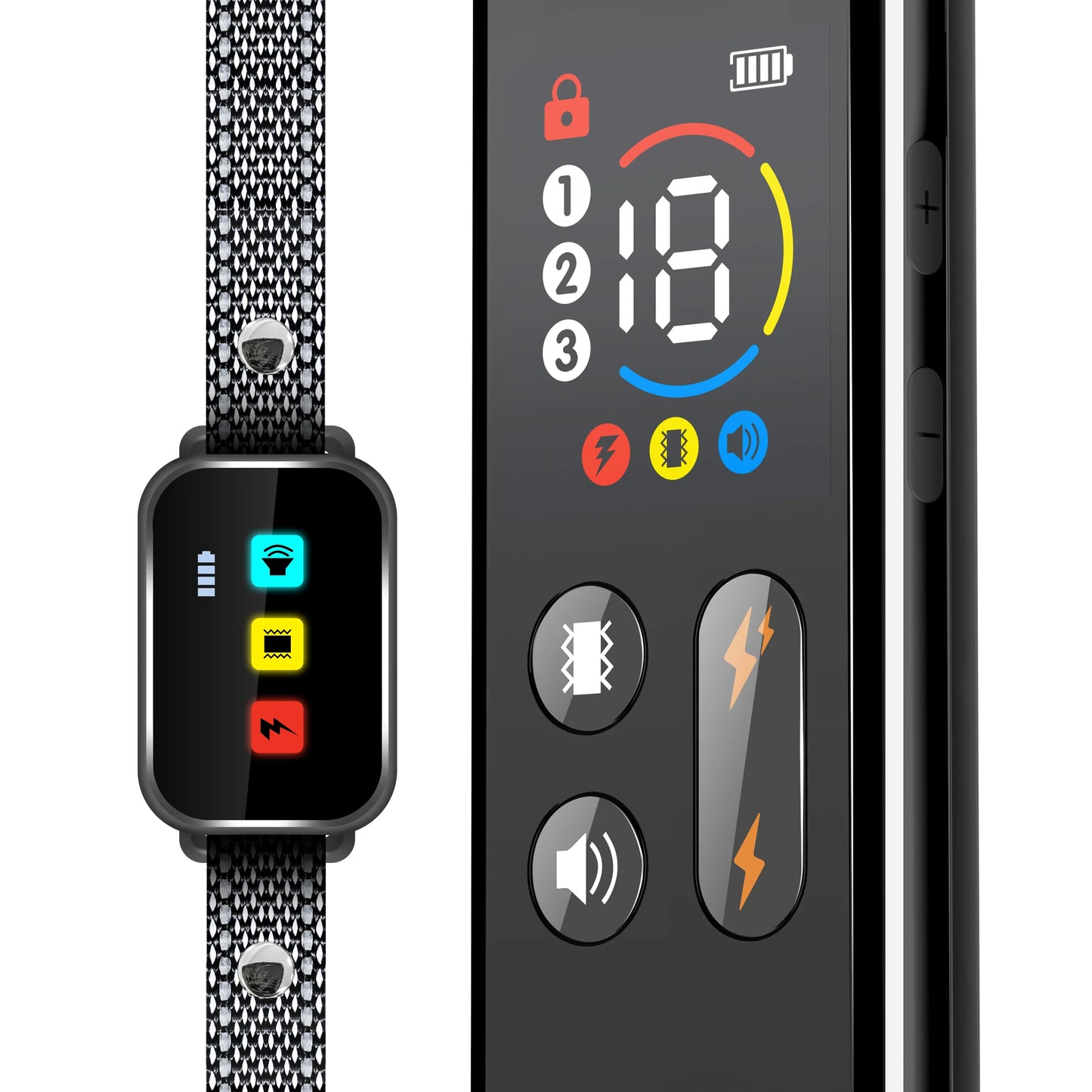 Long Range Dog Training Collar with Color LCD Remote