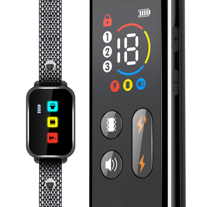 Long Range Dog Training Collar with Color LCD Remote
