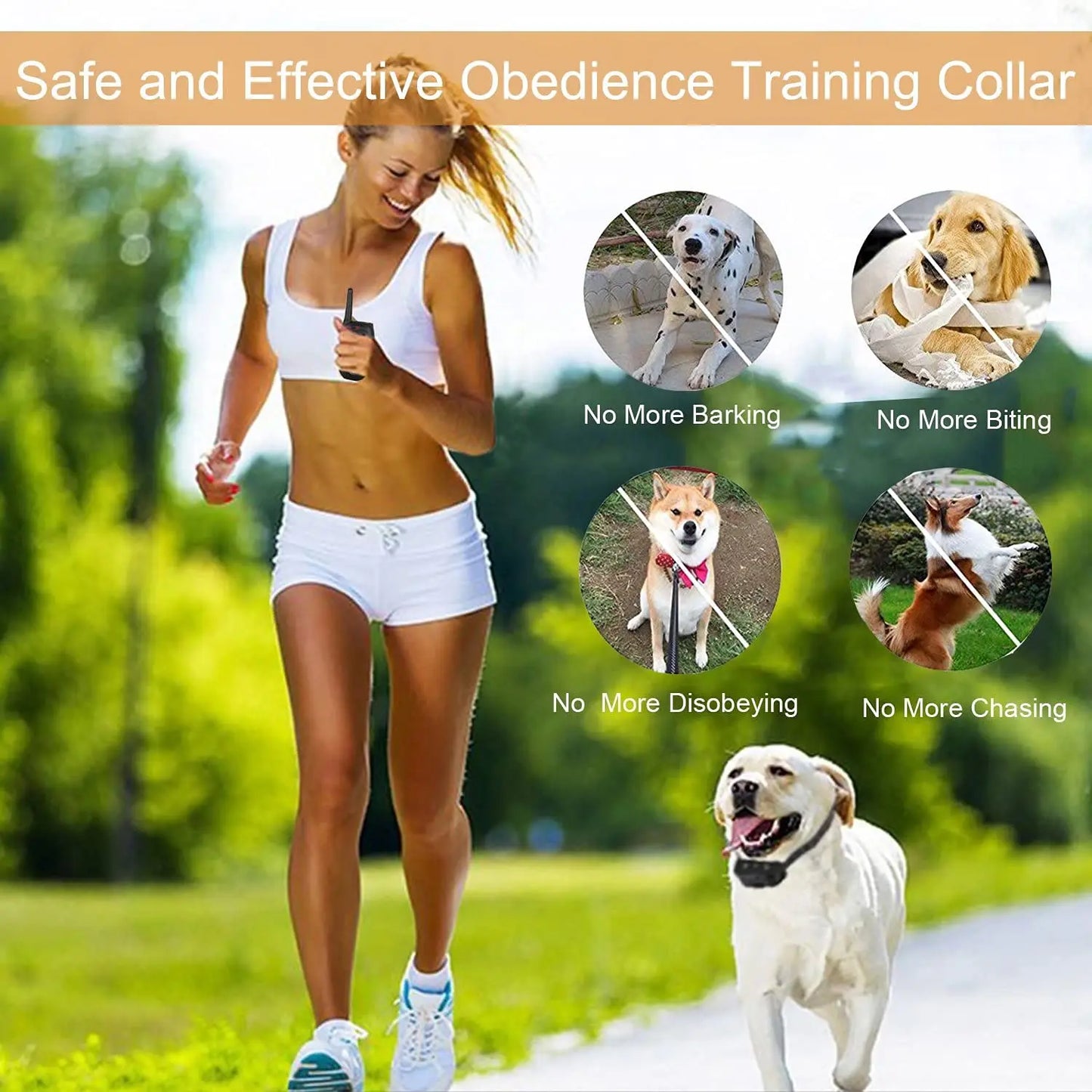 Long Range Rechargeable Dog Trainer Collar