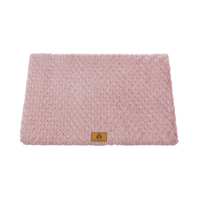 Small Fleece Pet Bed with Removable Washable Cover