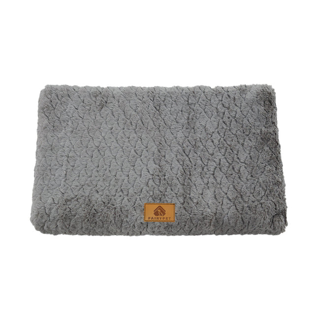 Small Fleece Pet Bed with Removable Washable Cover