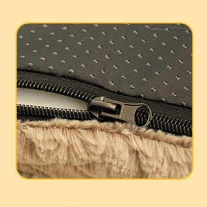 Small Fleece Pet Bed with Removable Washable Cover