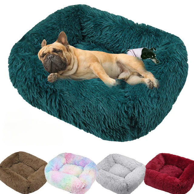 Soft Cozy Pet Calming Dog Bed | Machine Washable