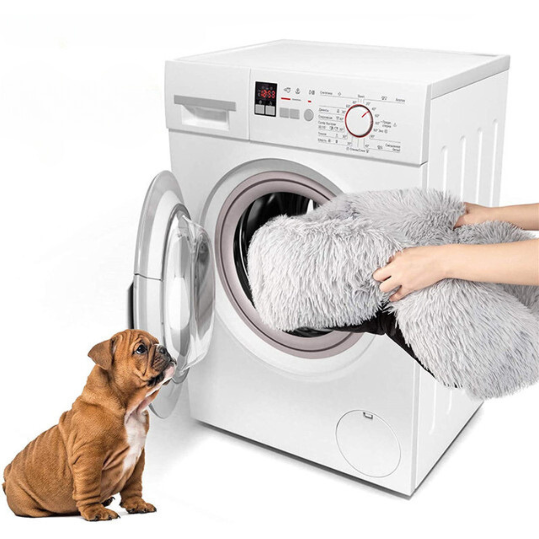 Soft Cozy Pet Calming Dog Bed | Machine Washable