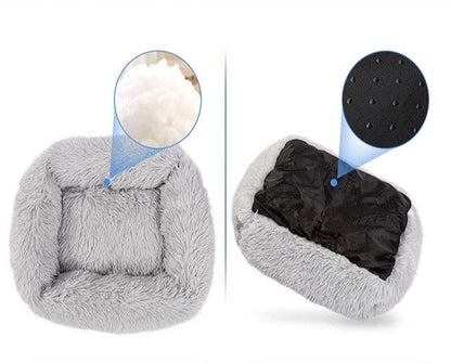 Soft Cozy Pet Calming Dog Bed | Machine Washable