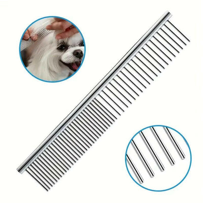 Pet Grooming Kit with Sharp Scissors & Comb