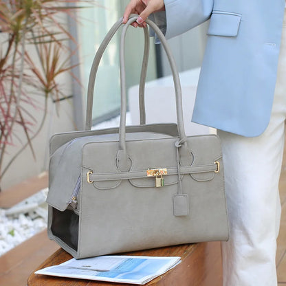 Fashionable Fake Leather Pet Purse