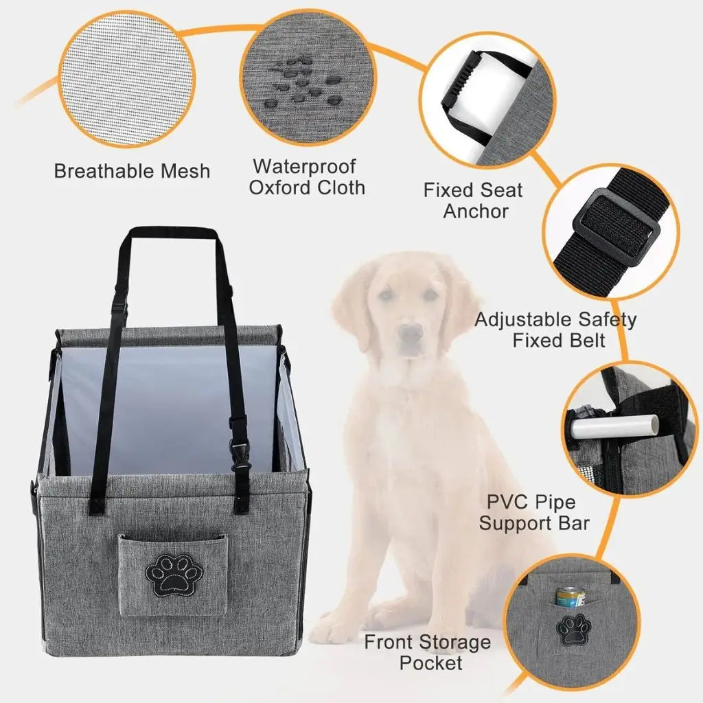 Simple Pet Car Carrier for Medium Sized Dogs