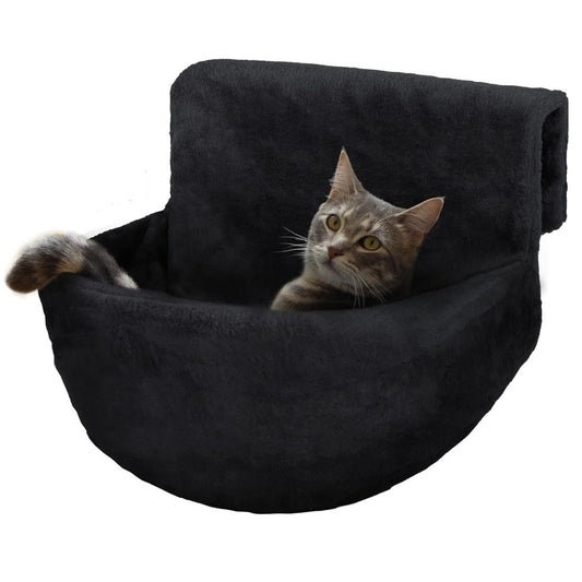 Deluxe Radiator Cat Bed - Warm Cosy Fleece Hammock with Iron Frame