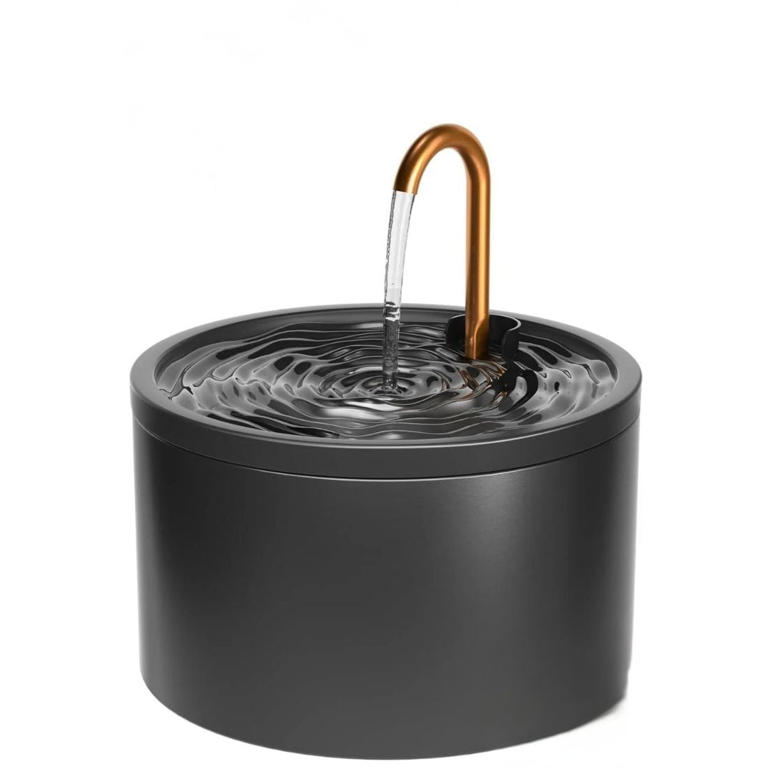 2.1L Ceramic Cat Water Fountain - Copper Spout with Triple Filtration