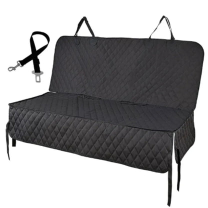 Durable Pet Car Seat Protector with Zipper for Back Seat