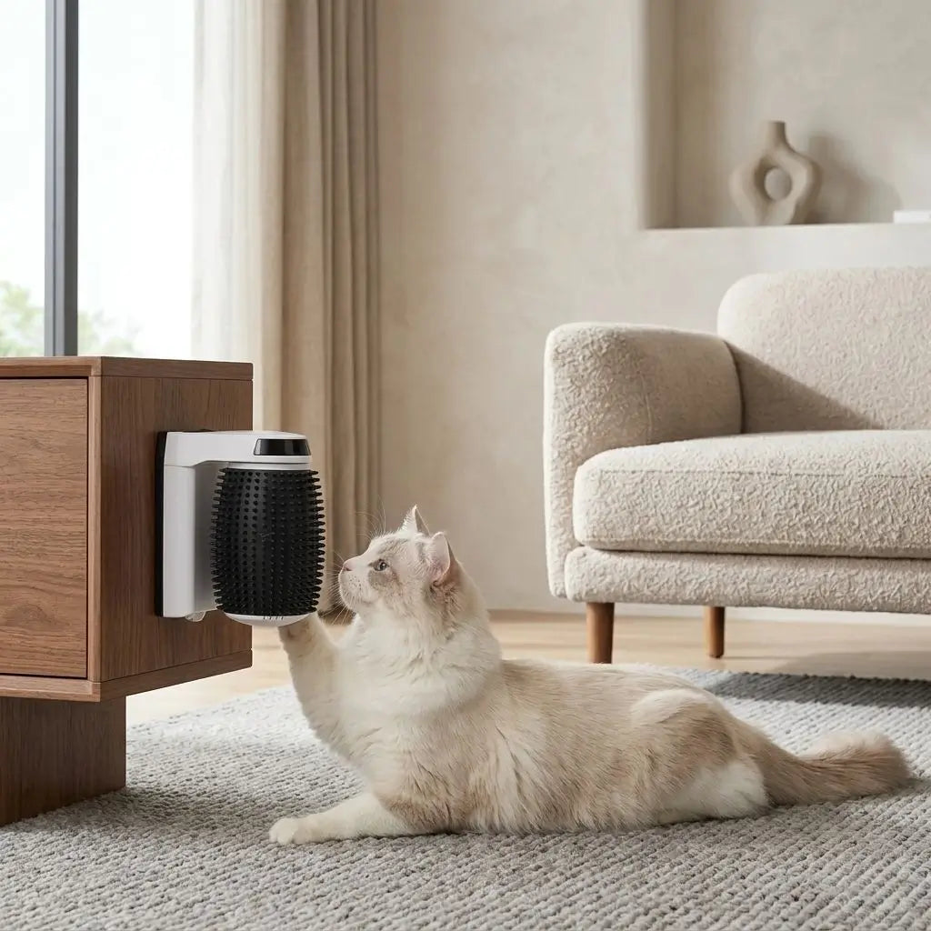 PurrSpin Smart Cat Self-Groomer