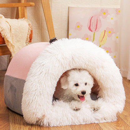 Cozy Indoor Pet Bed for Small Dogs and Cats