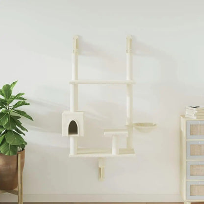 Cozy Cat Shelf with Soft Hideaway & Storage Basket