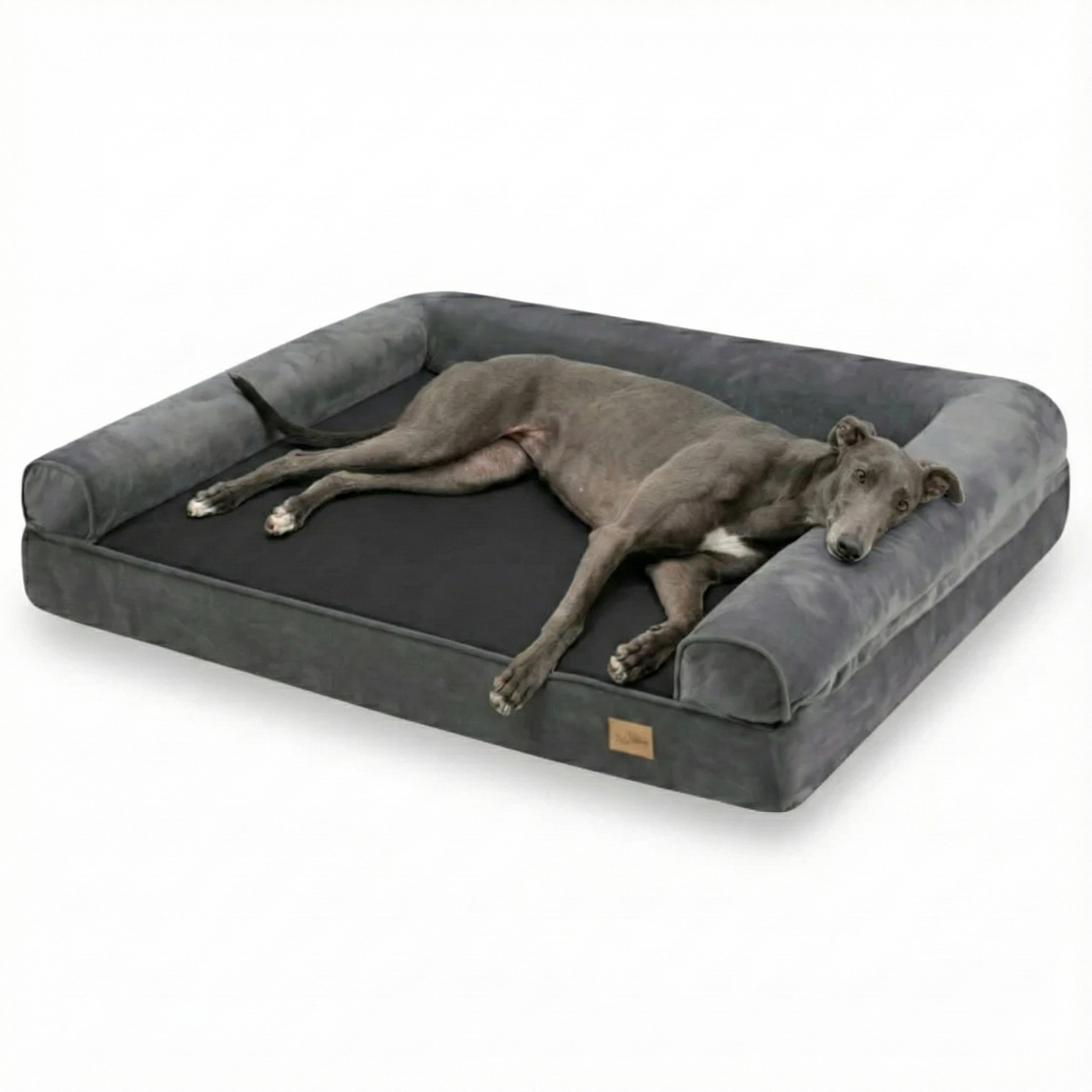 Large Comfort Dog Bed | Waterproof, Plush Sofa Pet Mattress