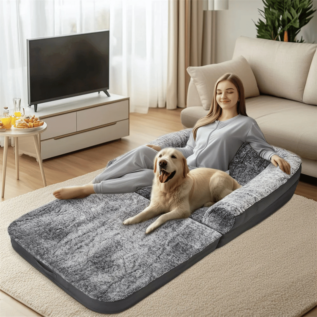 Comfortable Pet Dog Bed | Foldable Calming Bed for Dogs - LifyPet