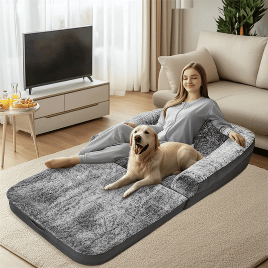 Comfortable Pet Dog Bed | Foldable Calming Bed for Dogs - LifyPet