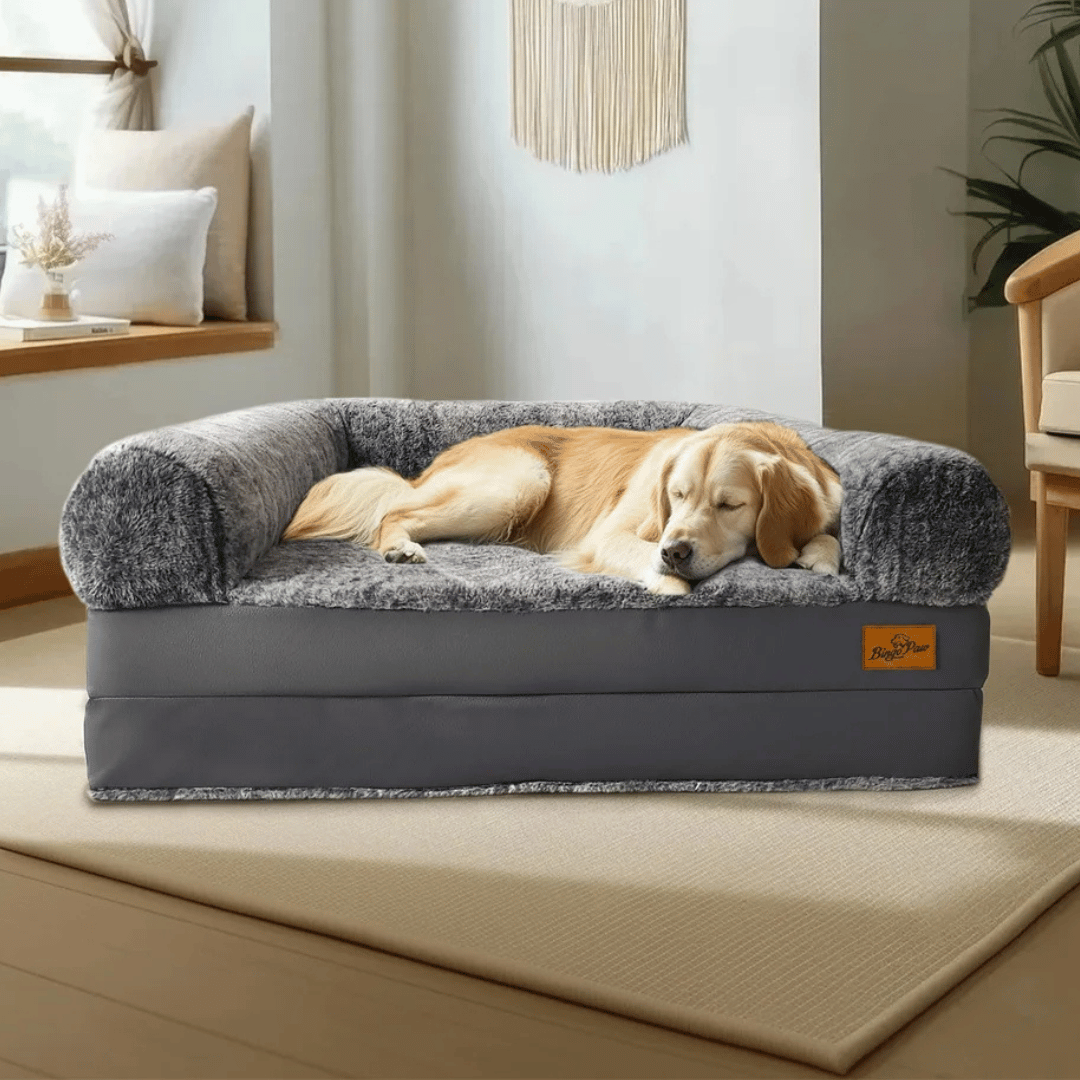 Comfortable Pet Dog Bed | Foldable Calming Bed for Dogs