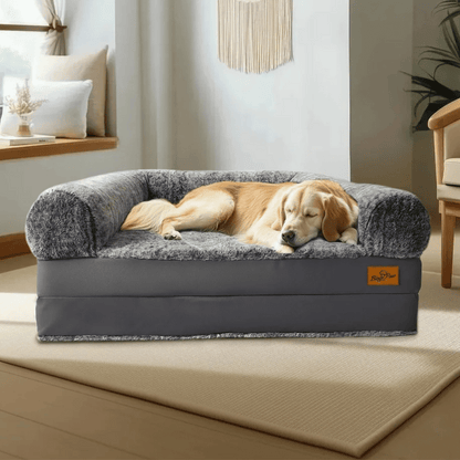 Comfortable Pet Dog Bed | Foldable Calming Bed for Dogs