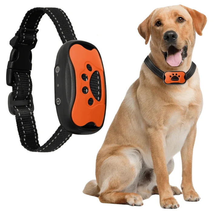 Anti-Bark Collar - Rechargeable Sound & Vibration Training S/M/L Adjustable