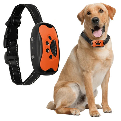 Anti-Bark Collar - Rechargeable Sound & Vibration Training S/M/L Adjustable