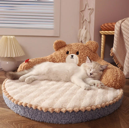 Soft Cozy Kitty Pet Bed