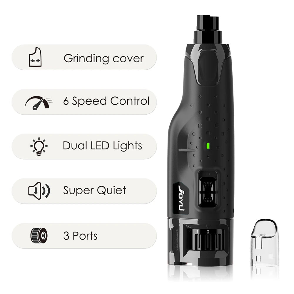 Quiet Pet Nail Trimmer with LED and Adjustable Speed
