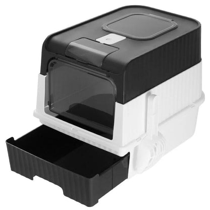 Hidden Cat Litter Box with Easy Clean Tray