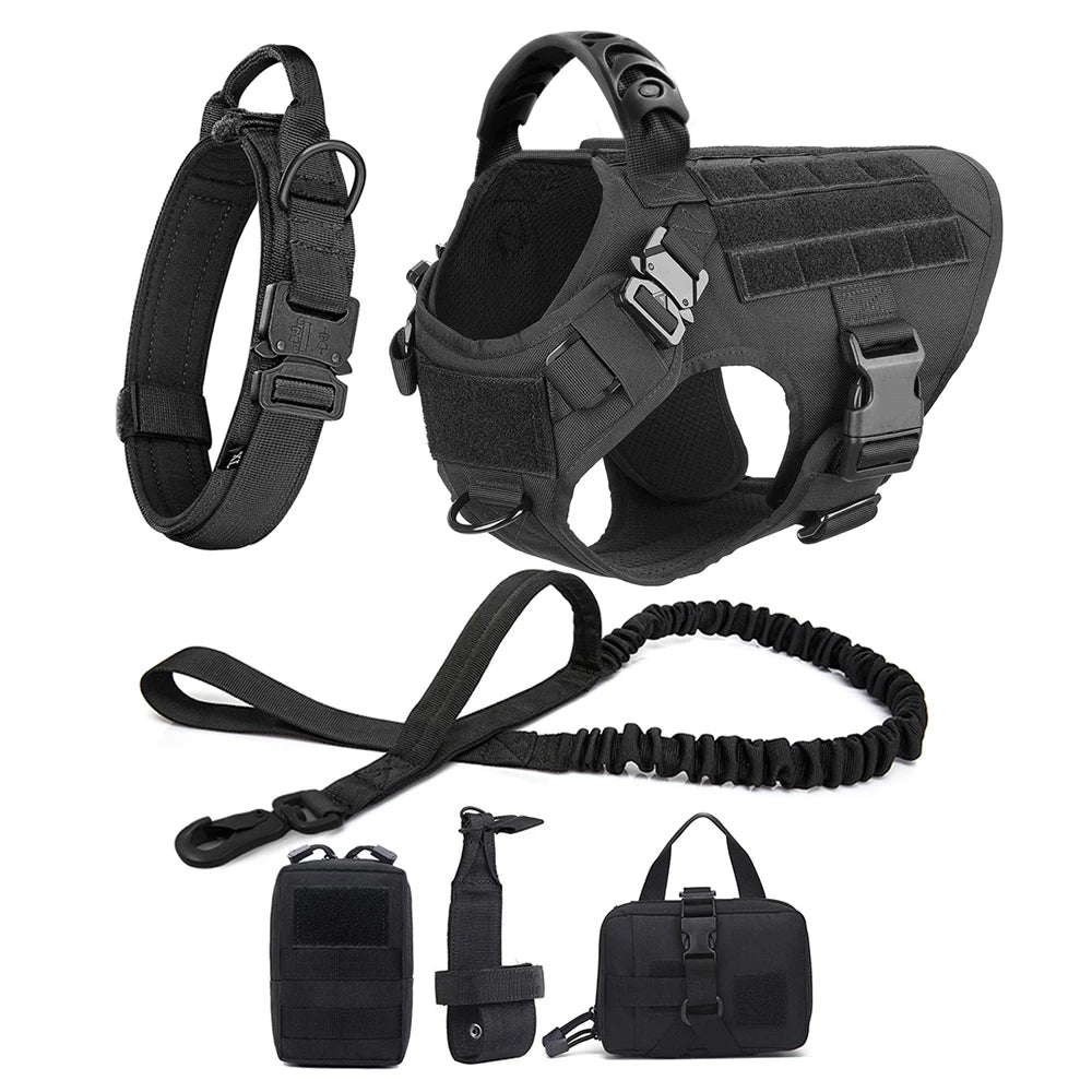 Durable Outdoor Dog Vest Kit | 6-Piece Pouch Set