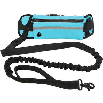 Hands-Free Running Belt with Phone Pocket & Water Bottle Holder