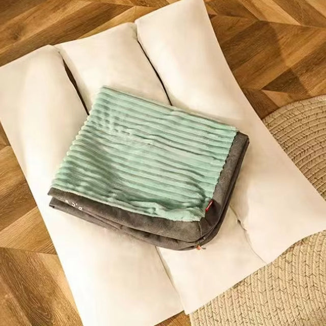 Plush Orthopedic Dog Pillow with Removable Cover