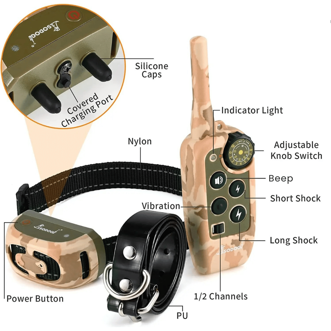 Waterproof Remote Control Dog Training Collar 600m Range