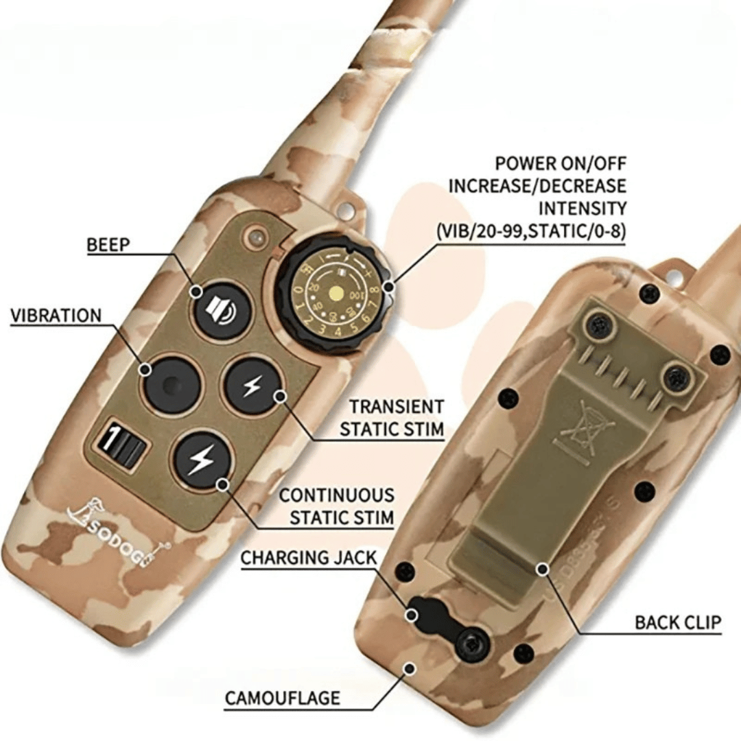 Waterproof Remote Control Dog Training Collar 600m Range