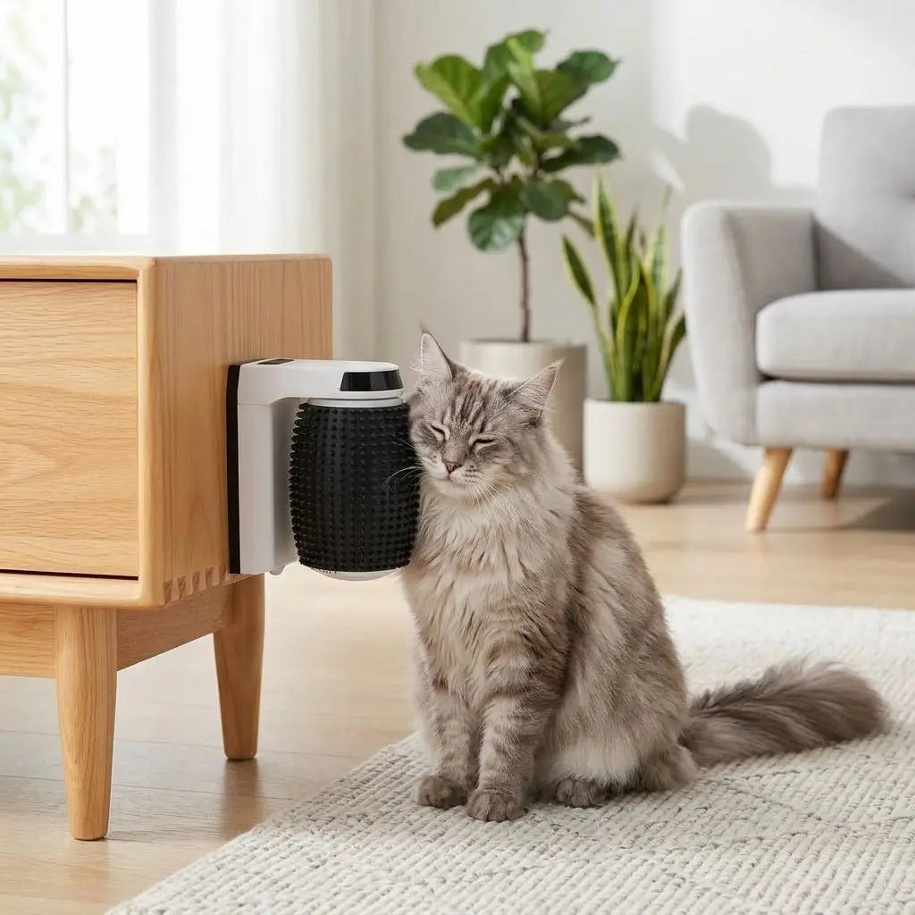 cat_sitting_peacefully_beside_the_PurrSpin_groomer