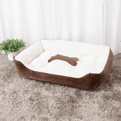 Plush Puppy Sleeping Bed