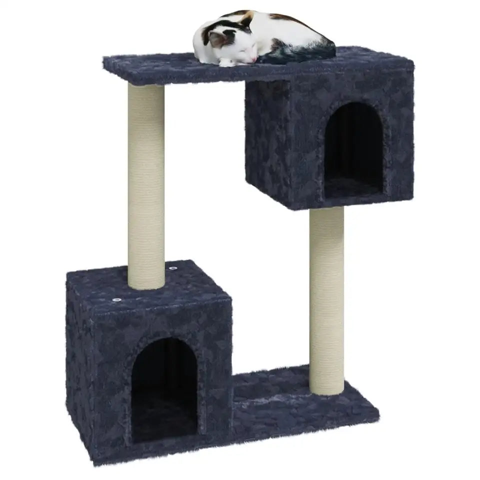 Space Saving Cat Tower with Cozy Hideaways & Scratch Posts - LifyPet